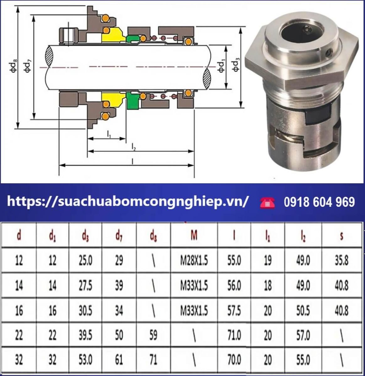 Phớt bơm trục đứng-37(3)